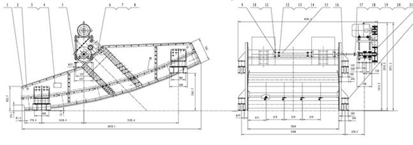 香蕉篩結(jié)構(gòu)圖紙 香蕉篩結(jié)構(gòu)圖紙